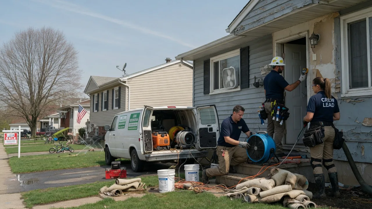 Flood Cleanup in Slate Run, PA near me